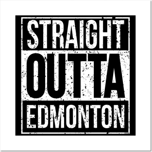 Straight Outta Edmonton (Distressed) - [Gc-Tp] Posters and Art